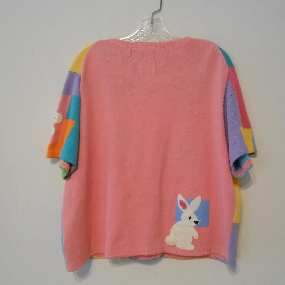 Michael Simon Easter Bunny Sweater Cardigan - Picture 8 of 11